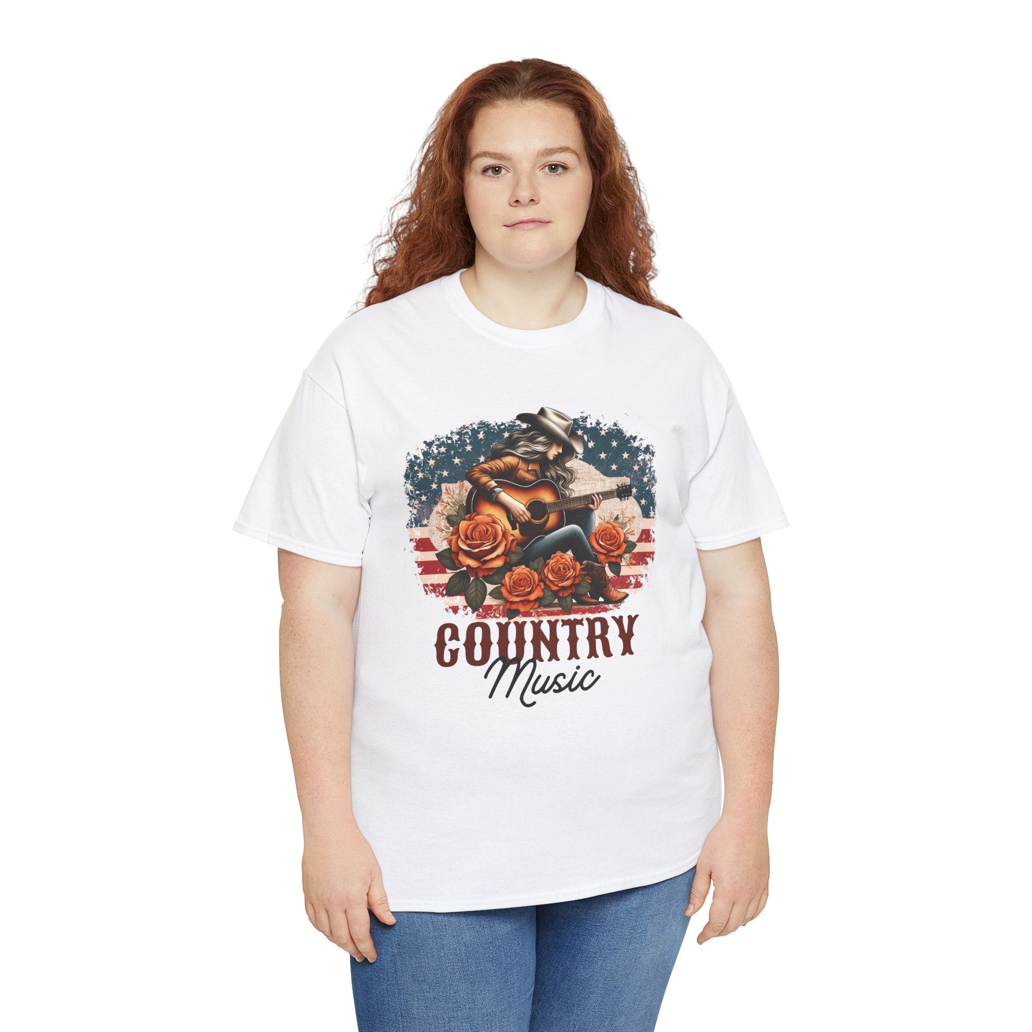 Country Music American Flag Tee