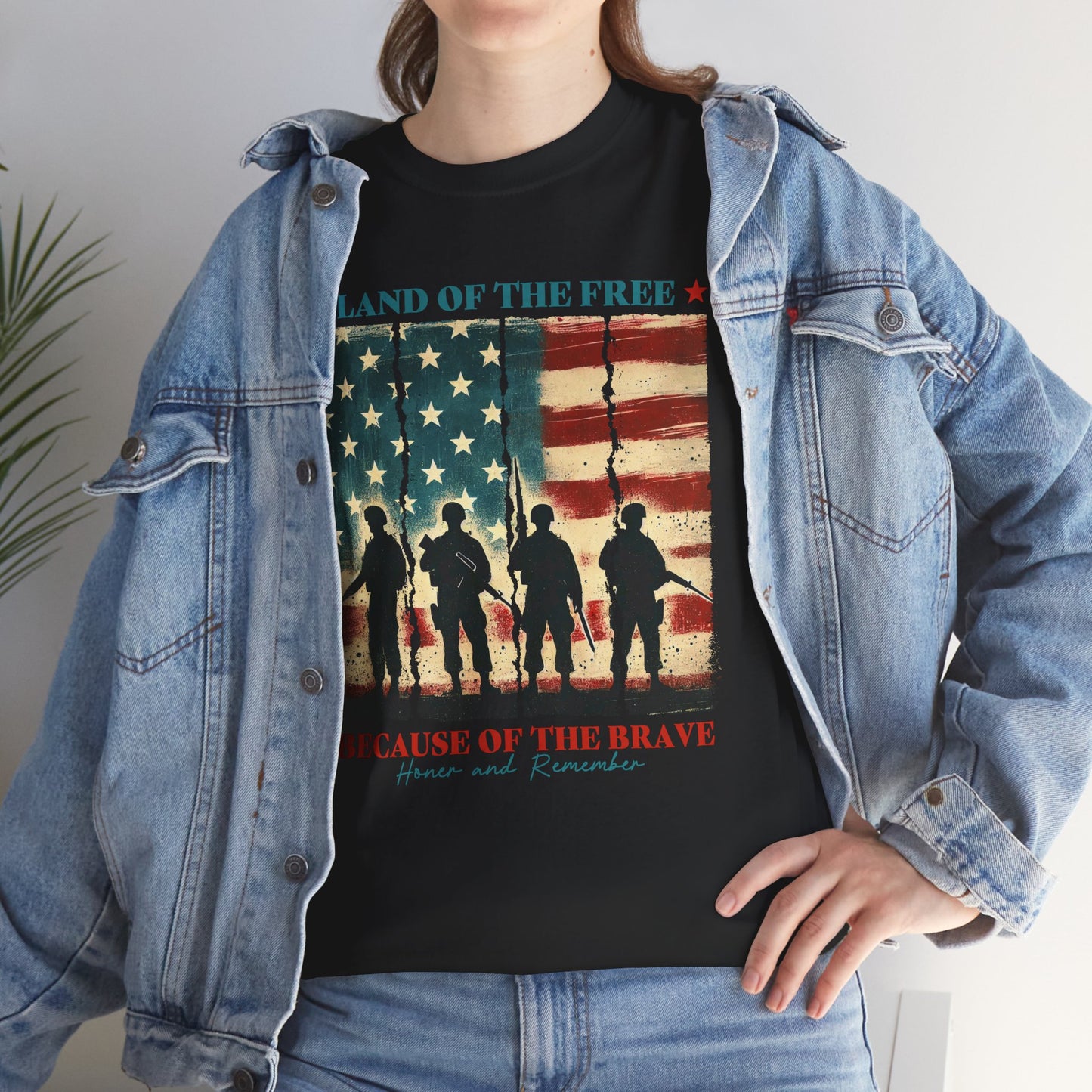 Land of the Free, Because of the Brave-Tee