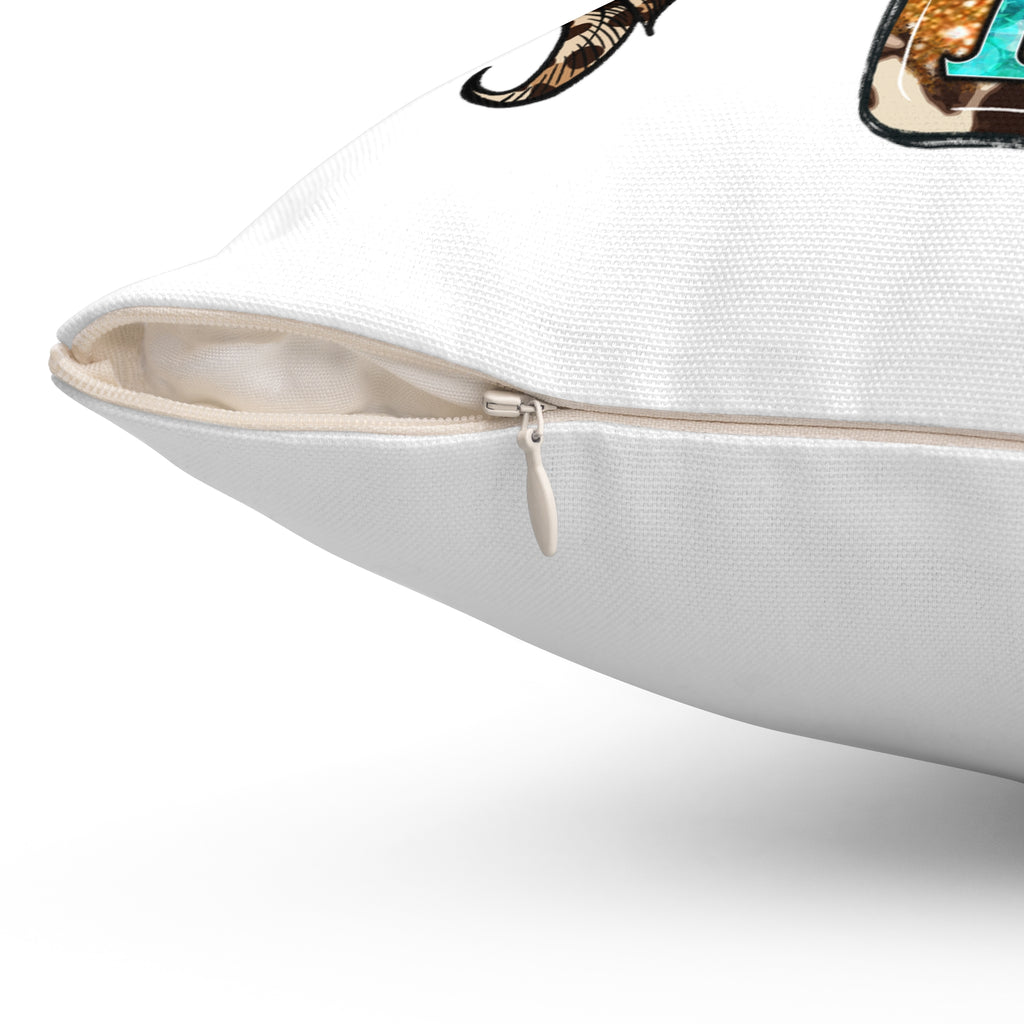 Spun Polyester Square Pillow