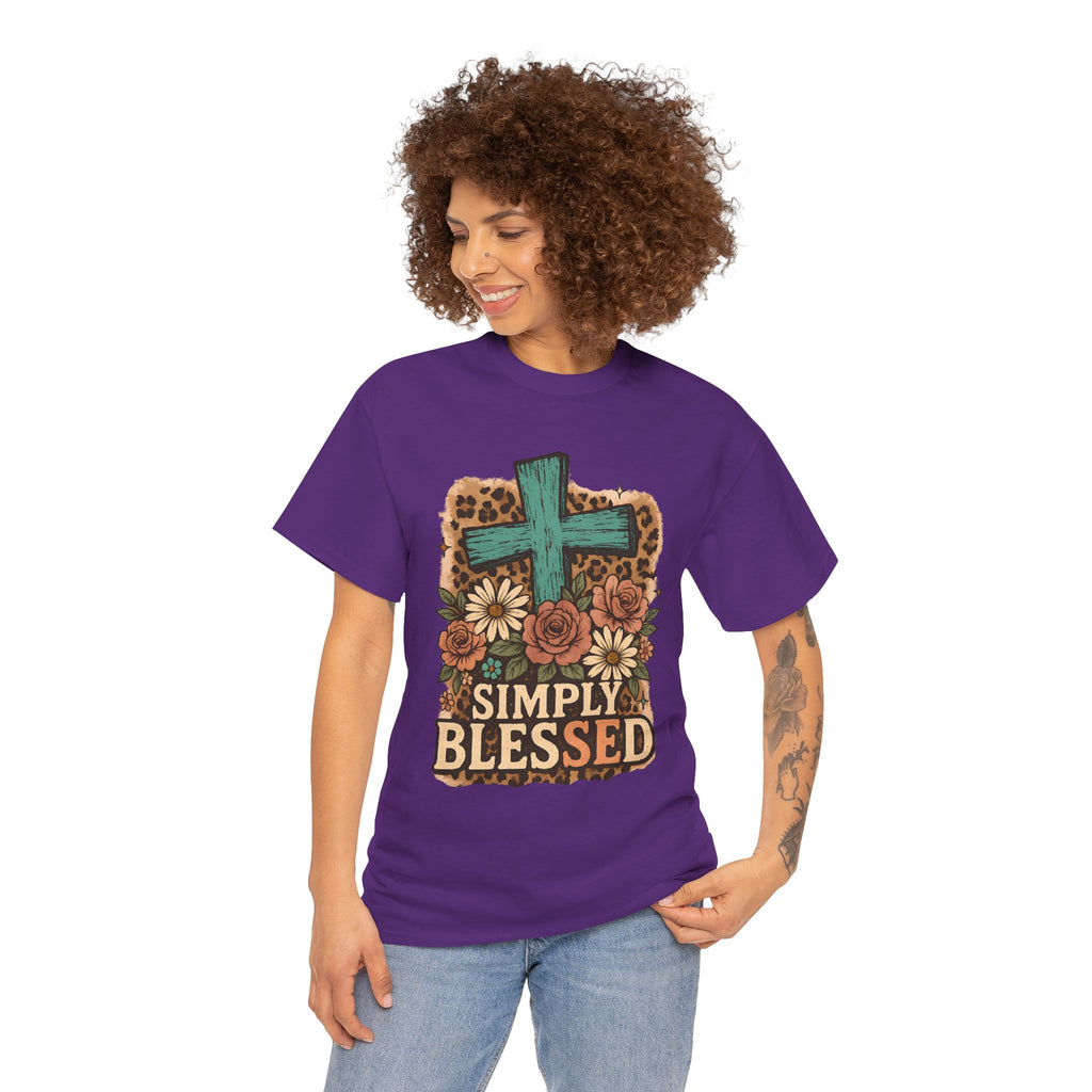 Simply Blessed Heavy Cotton Tee