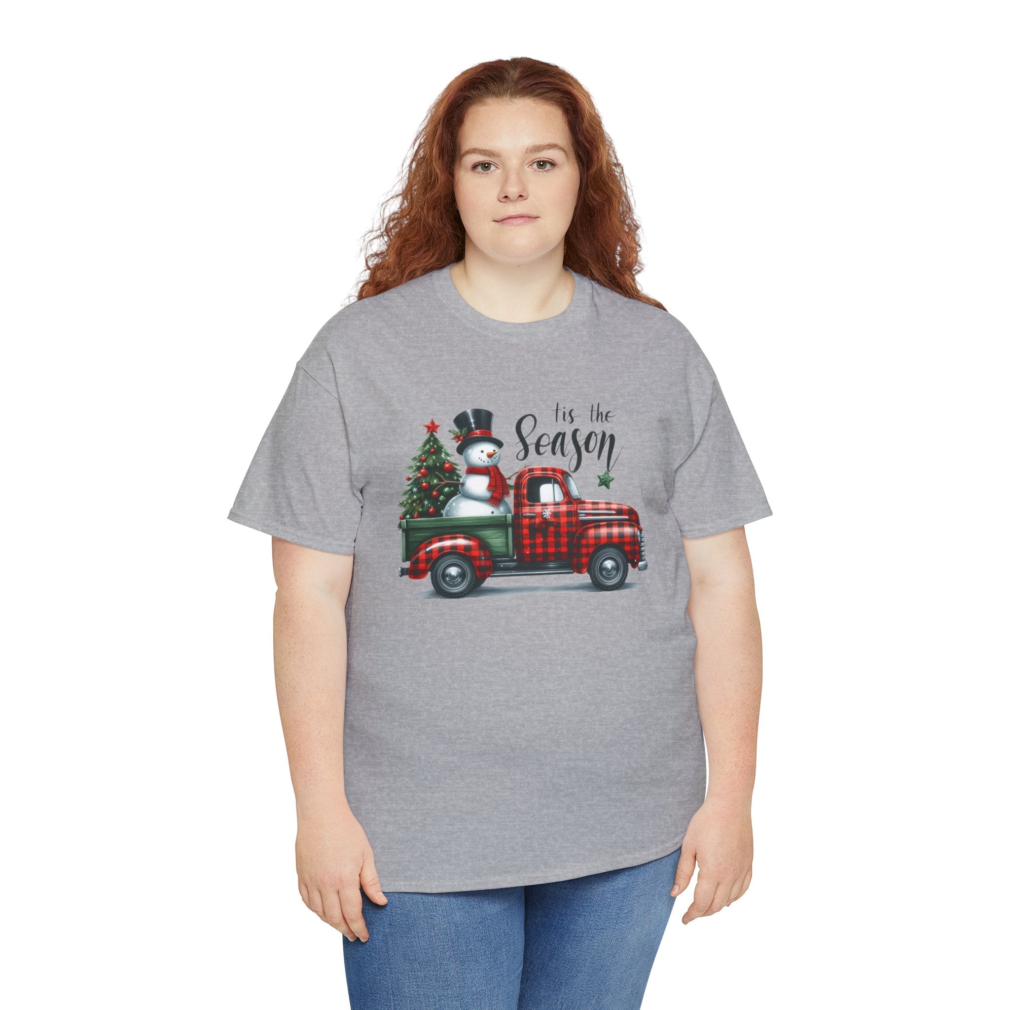"Tis the Season" Heavy Cotton Tee - Festive Holiday Shirt