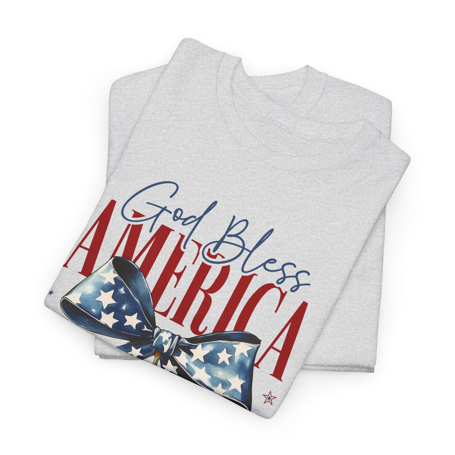4th of July Tee - God Bless America Patriotic Shirt
