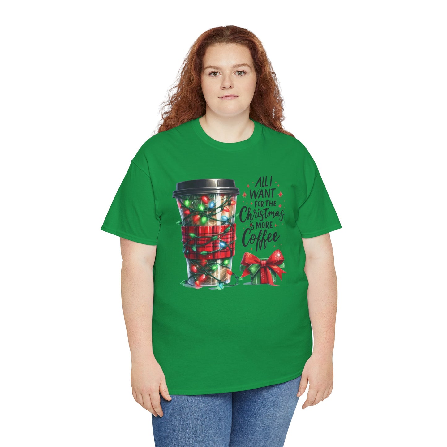 Christmas Coffee Heavy Cotton Tee