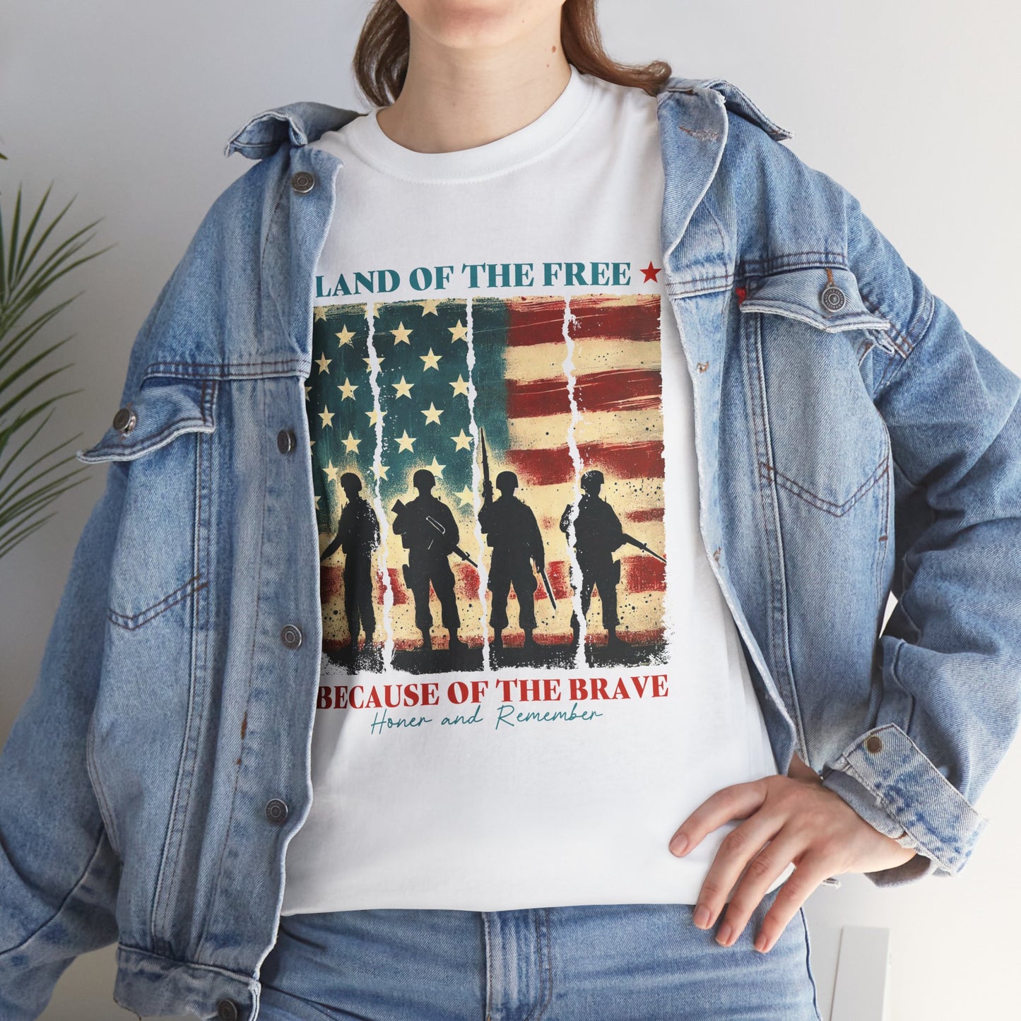 Land of the Free, Because of the Brave-Tee