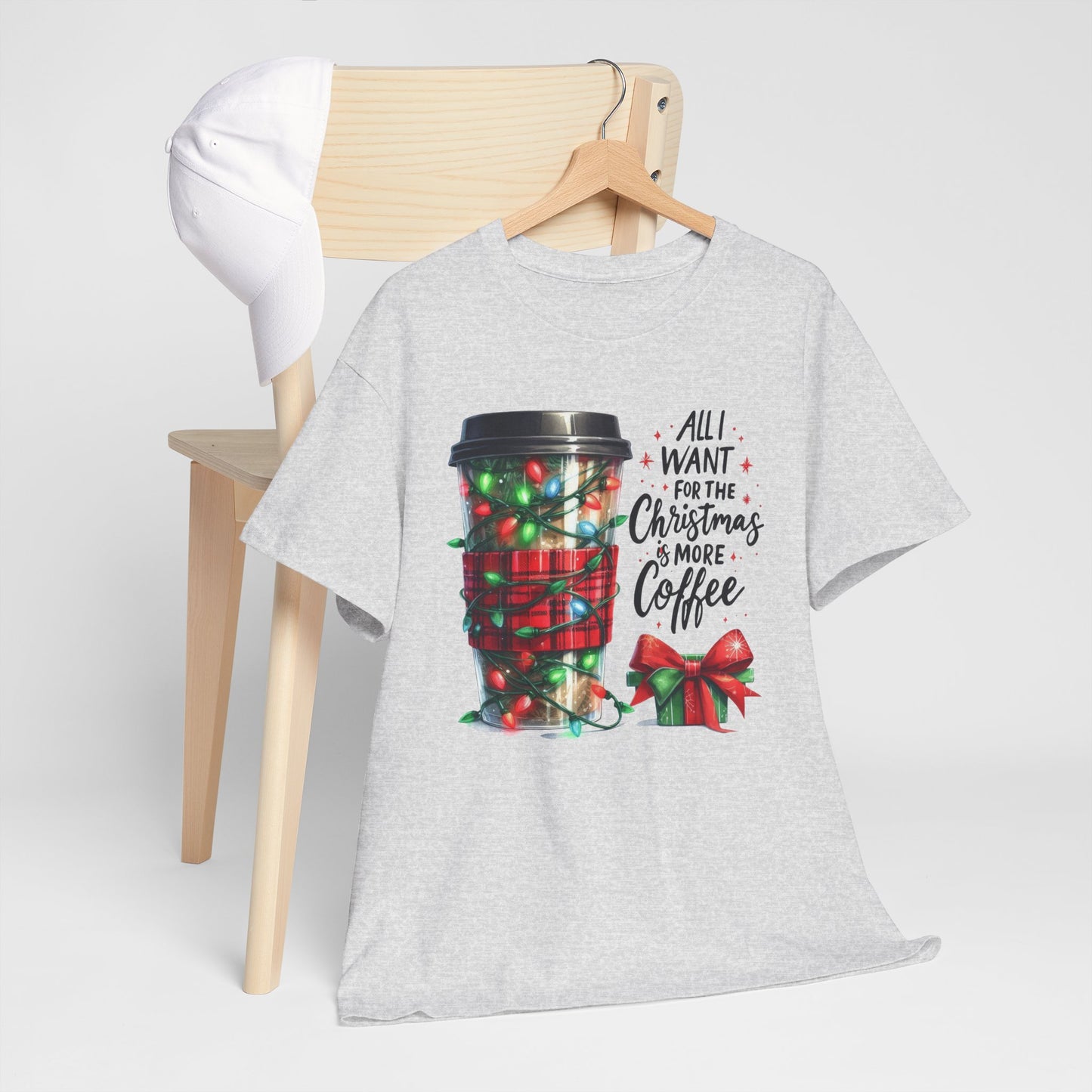 Christmas Coffee Heavy Cotton Tee
