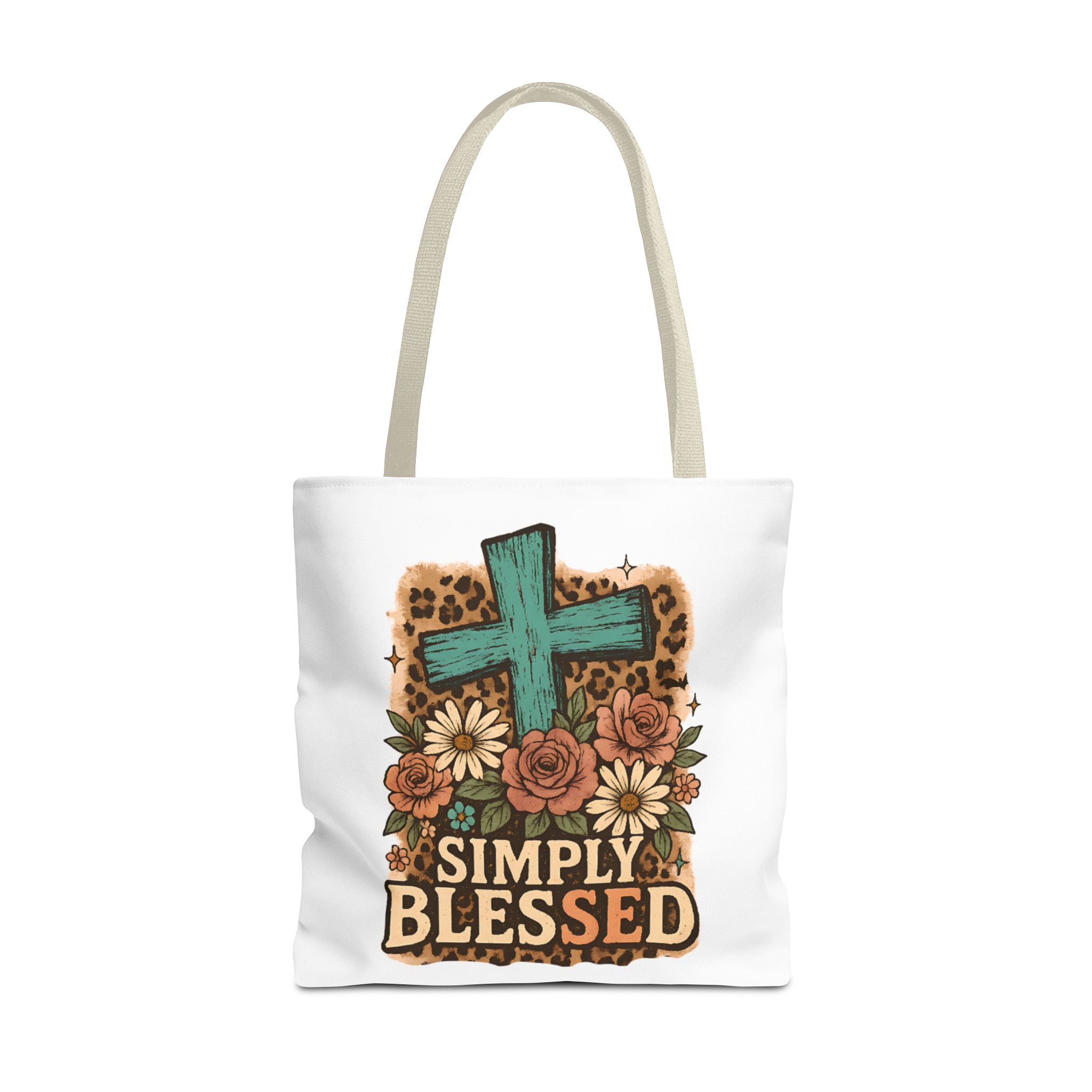Blessed Floral Tote Bag