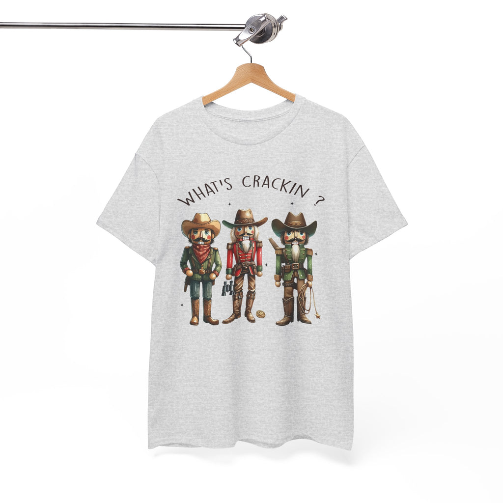 What's Crackin'? Cowboy Graphic Heavy Cotton Tee