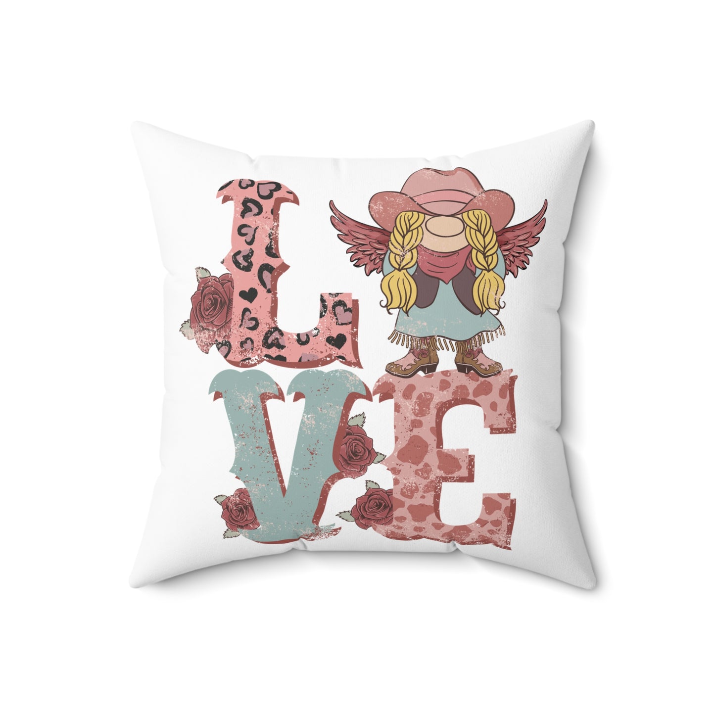 Spun Polyester Square Pillow