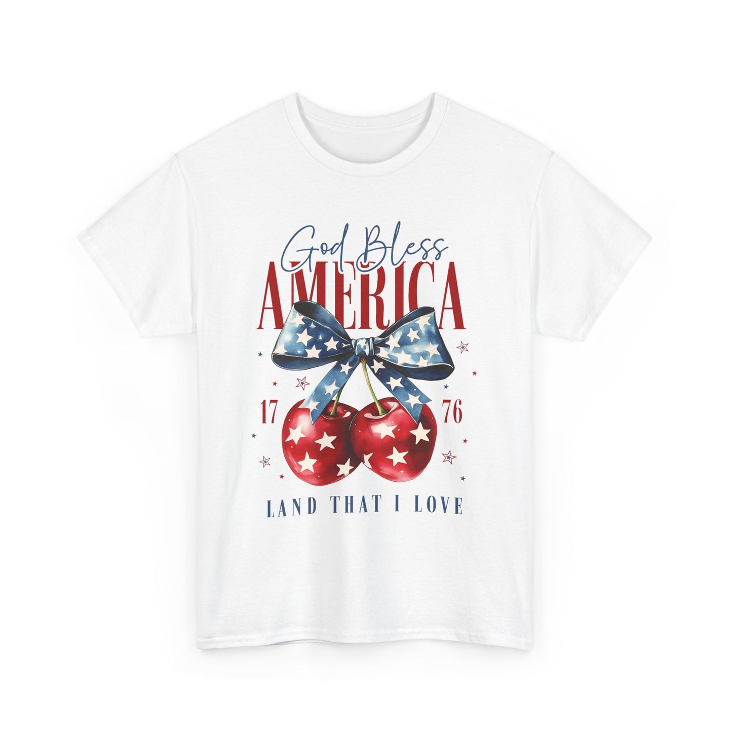 4th of July Tee - God Bless America Patriotic Shirt