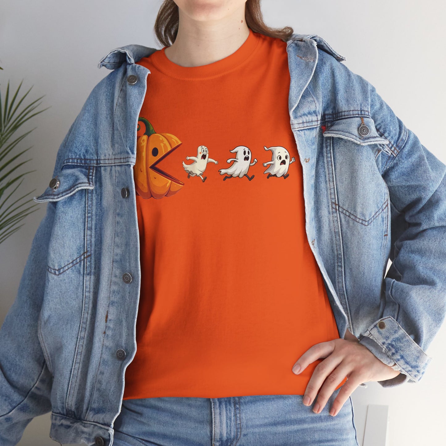 Playful Pumpkin Pac-Man Tee