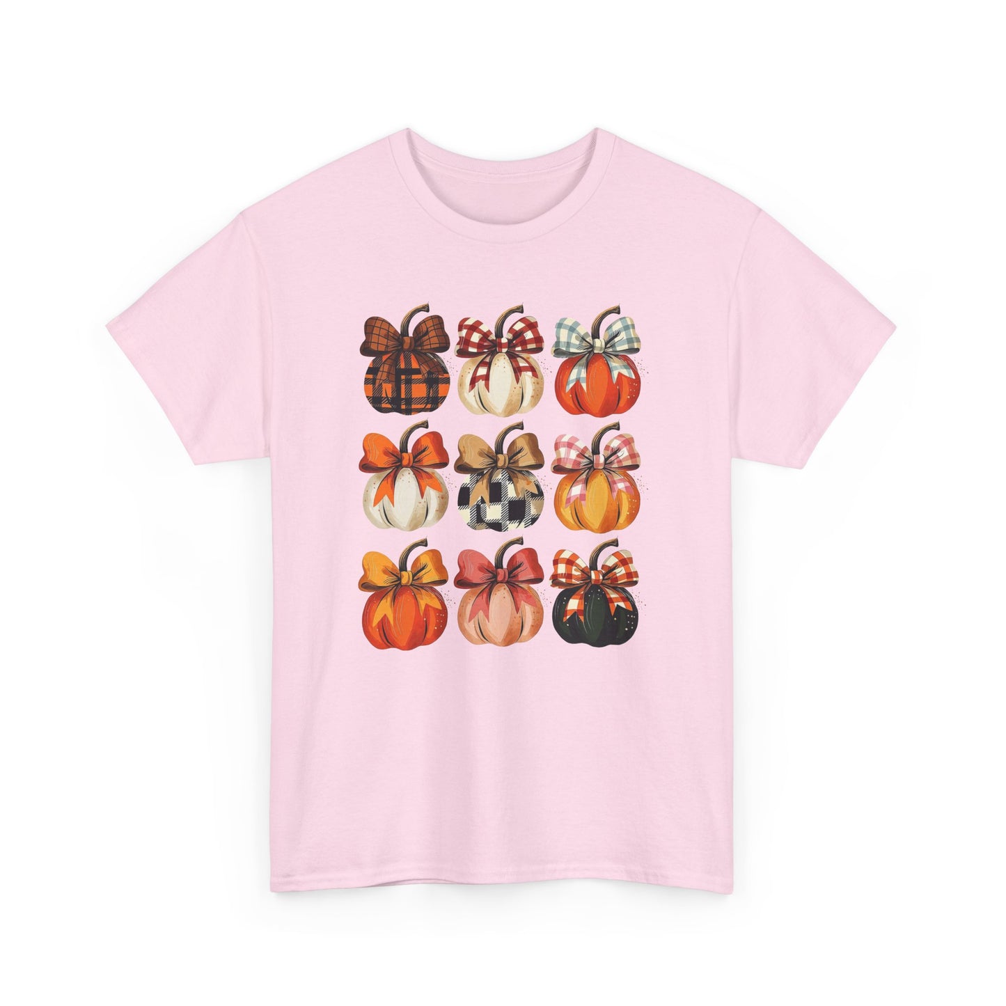 Autumn Plaid & Bow Pumpkins