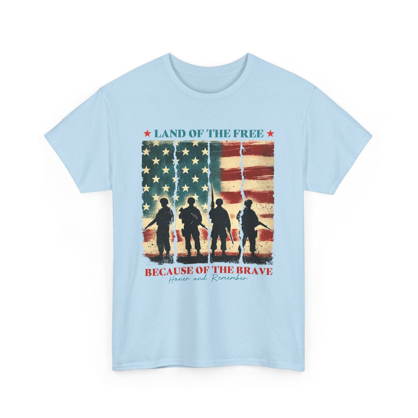 Land of the Free, Because of the Brave-Tee