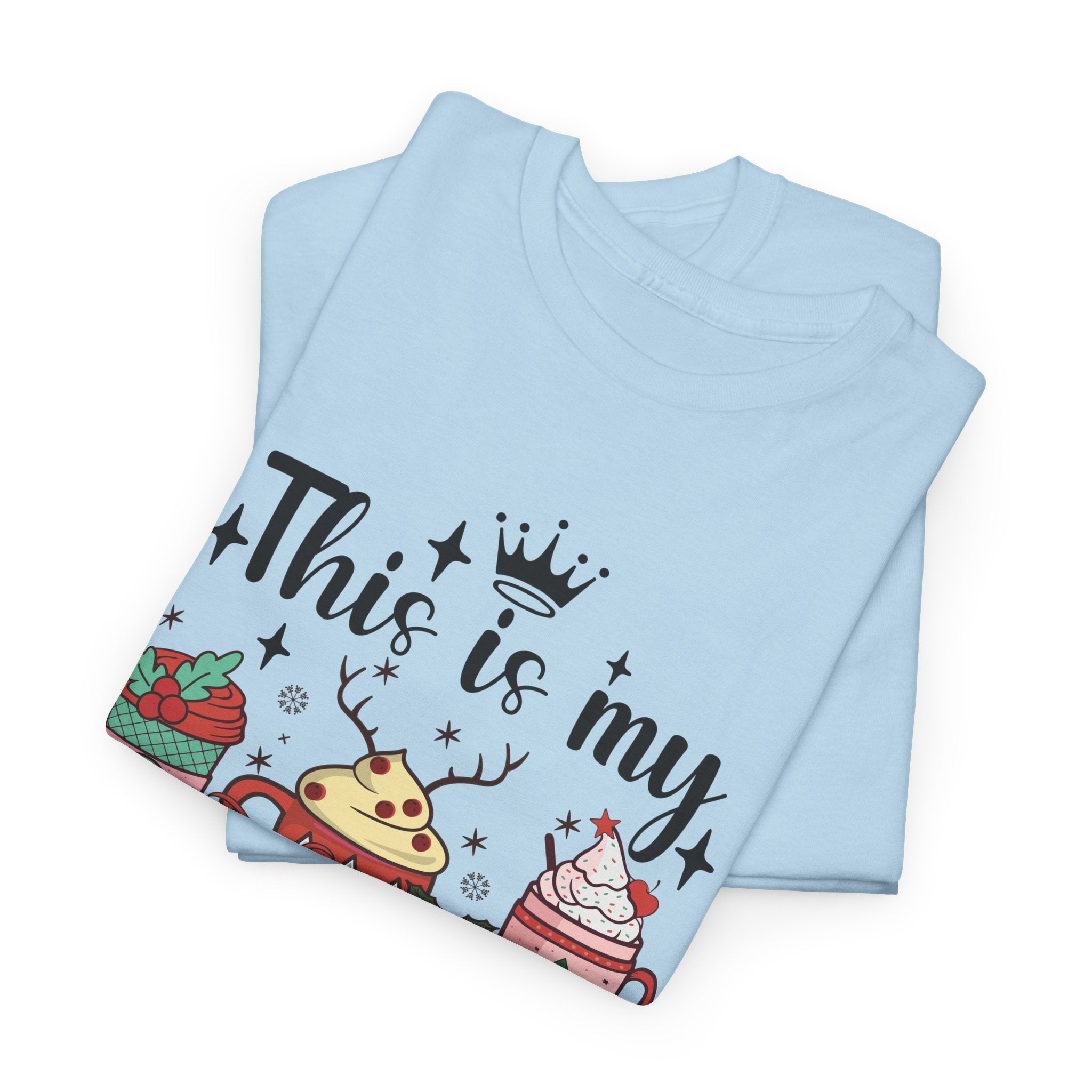 Christmas Movie Watching Tee - Heavy Cotton Shirt