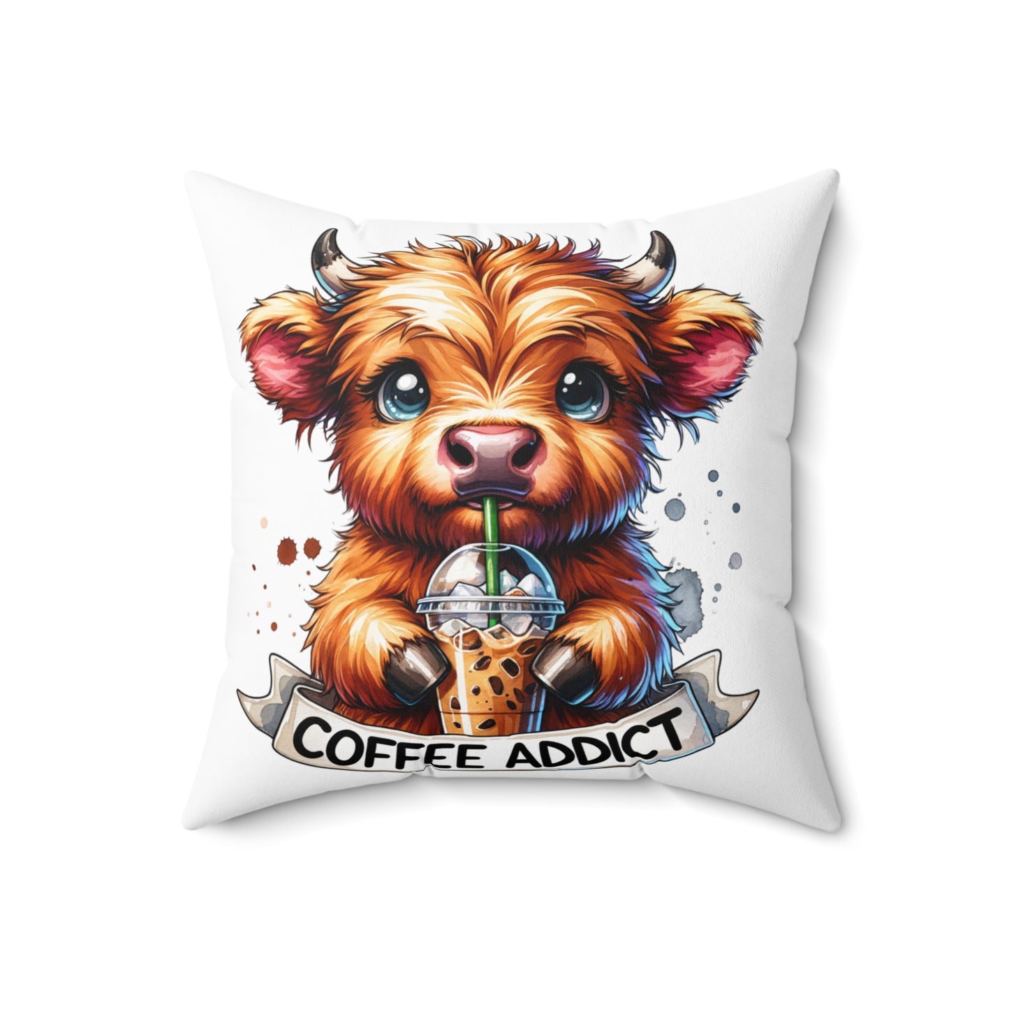 Spun Polyester Square Pillow