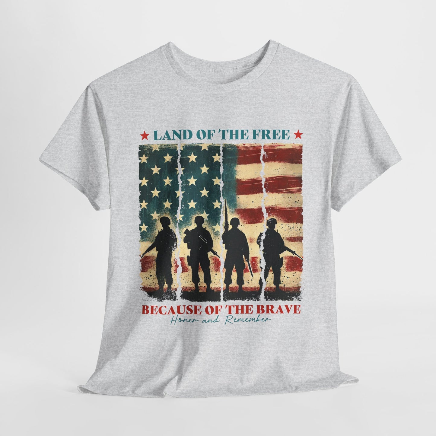 Land of the Free, Because of the Brave-Tee