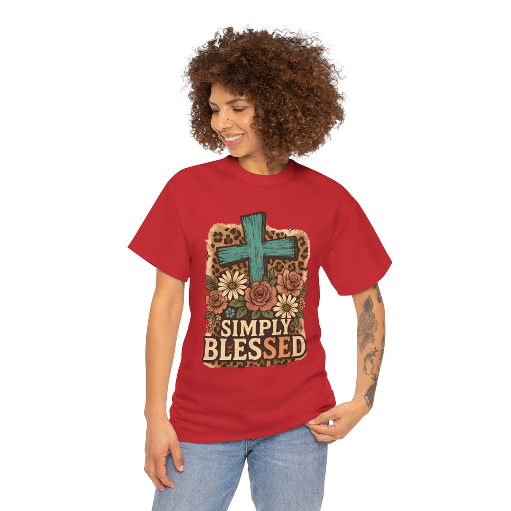 Simply Blessed Heavy Cotton Tee