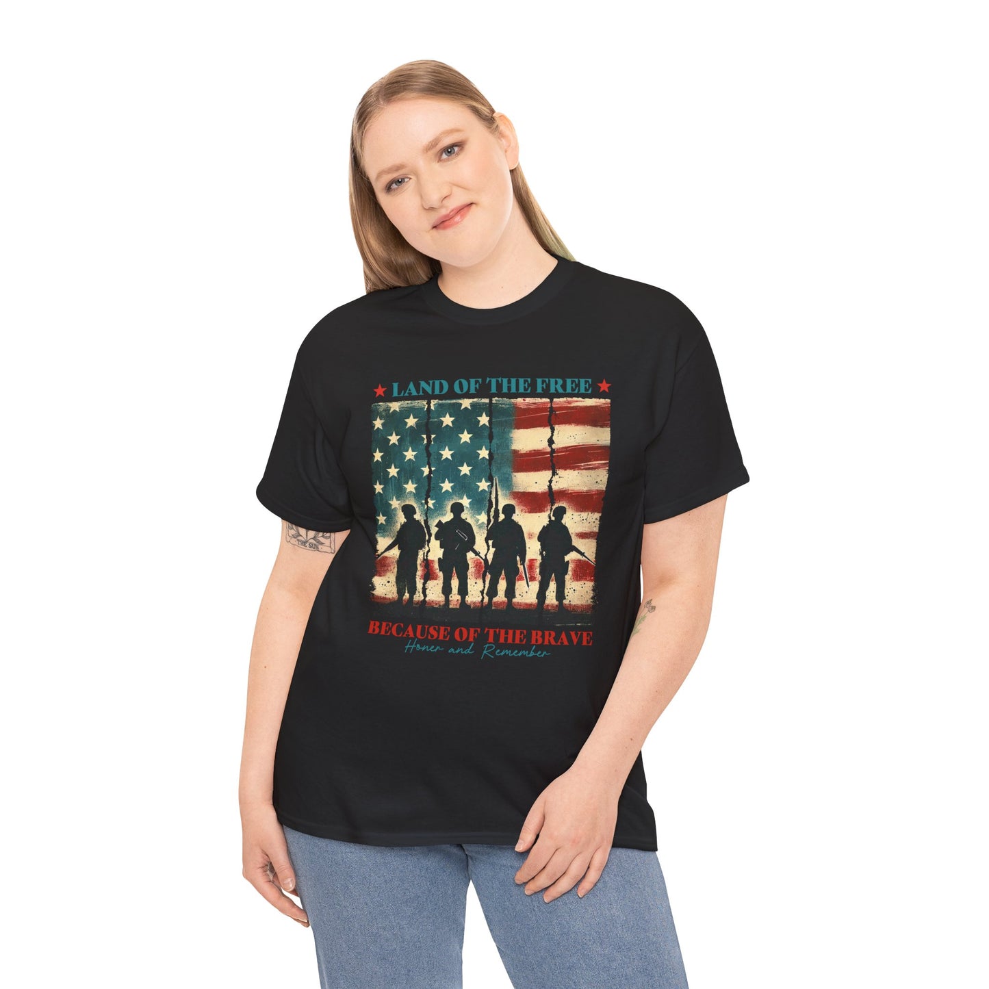 Land of the Free, Because of the Brave-Tee