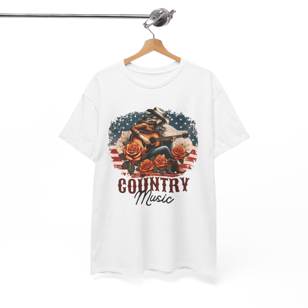 Country Music American Flag Tee