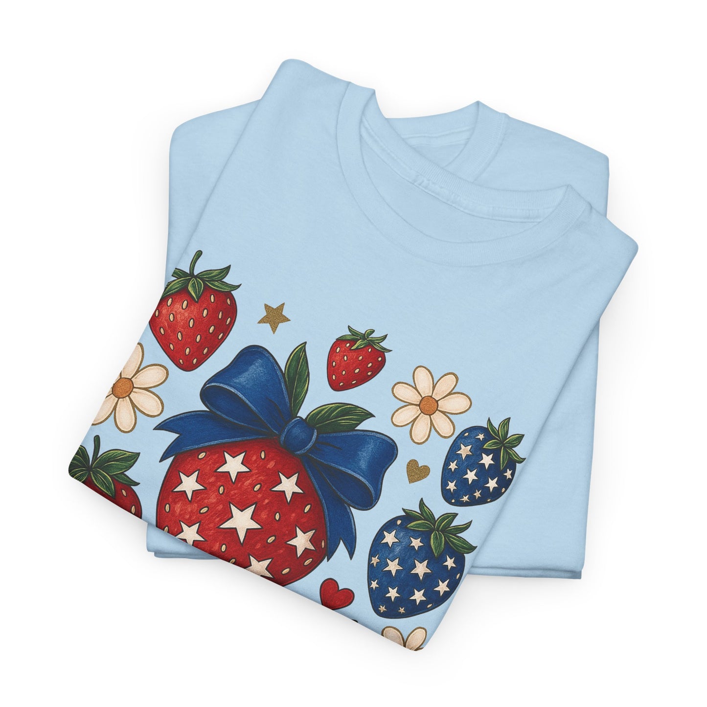 Patriotic Strawberry Tee