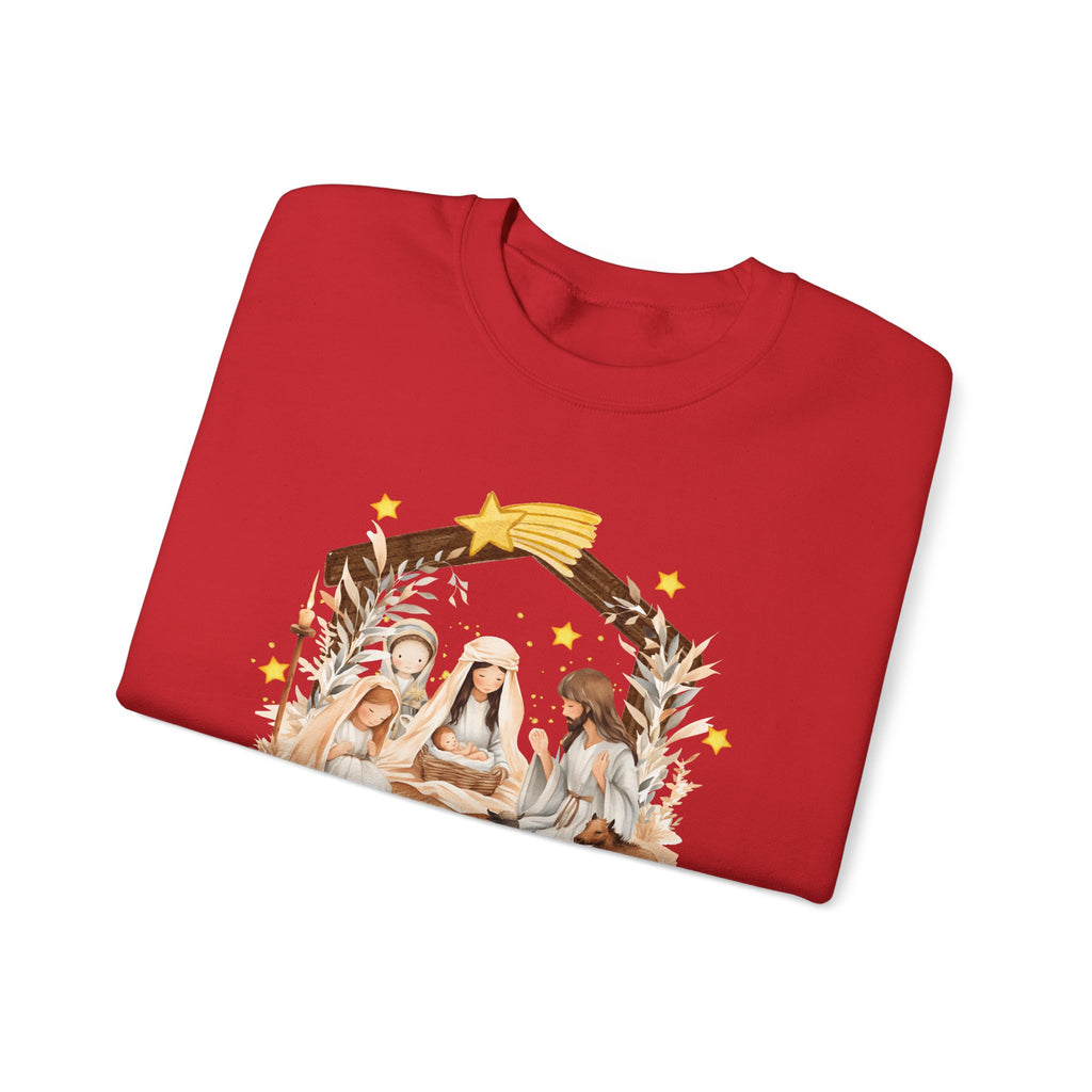 Christmas Nativity Crewneck Sweatshirt - "The Greatest Gift of All"