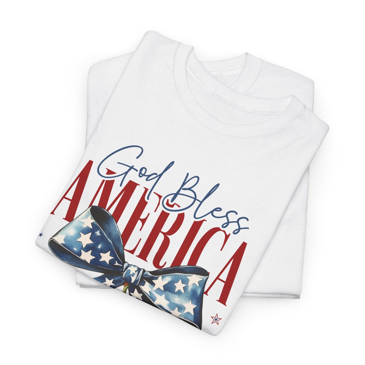 4th of July Tee - God Bless America Patriotic Shirt