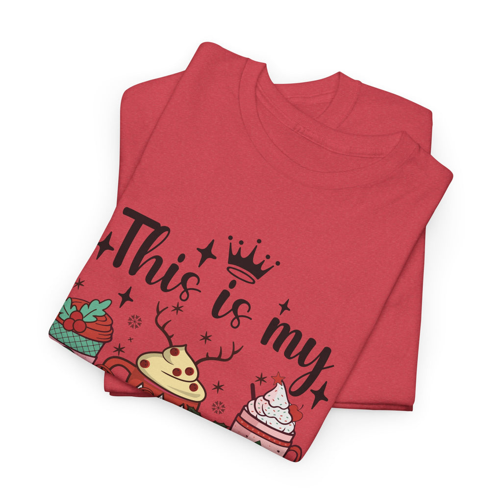 Christmas Movie Watching Tee - Heavy Cotton Shirt