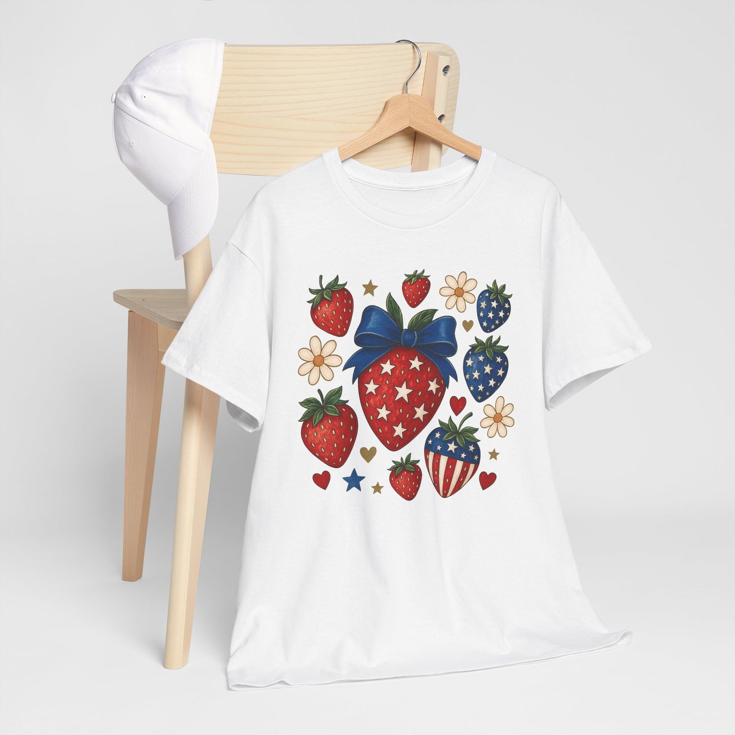 Patriotic Strawberry Tee