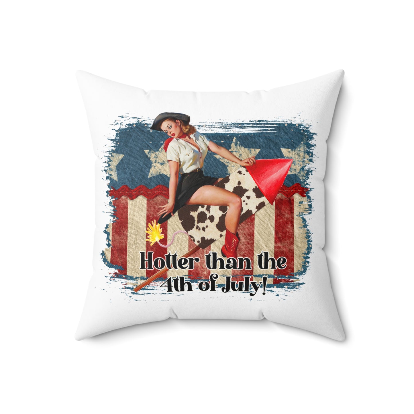 American Cowgirl Throw Pillow