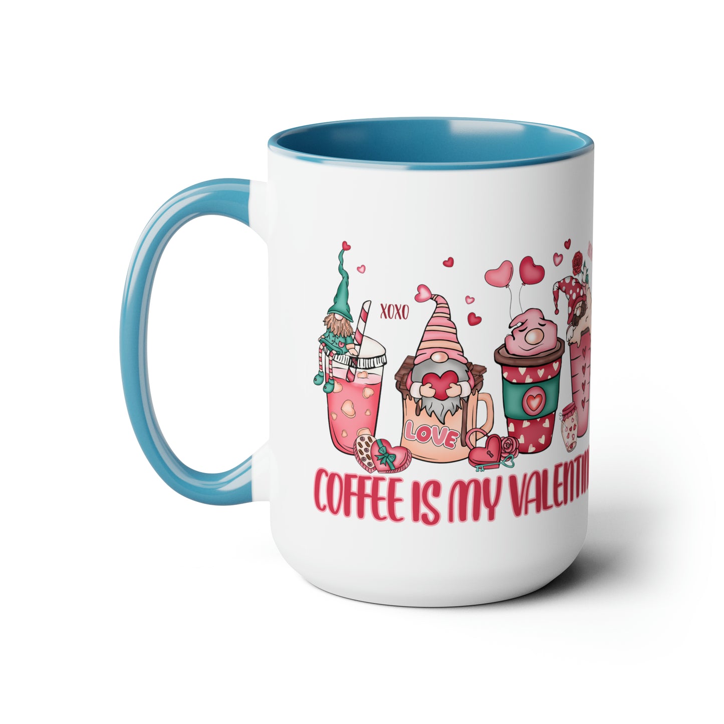 Two-Tone Coffee Mugs, 15oz