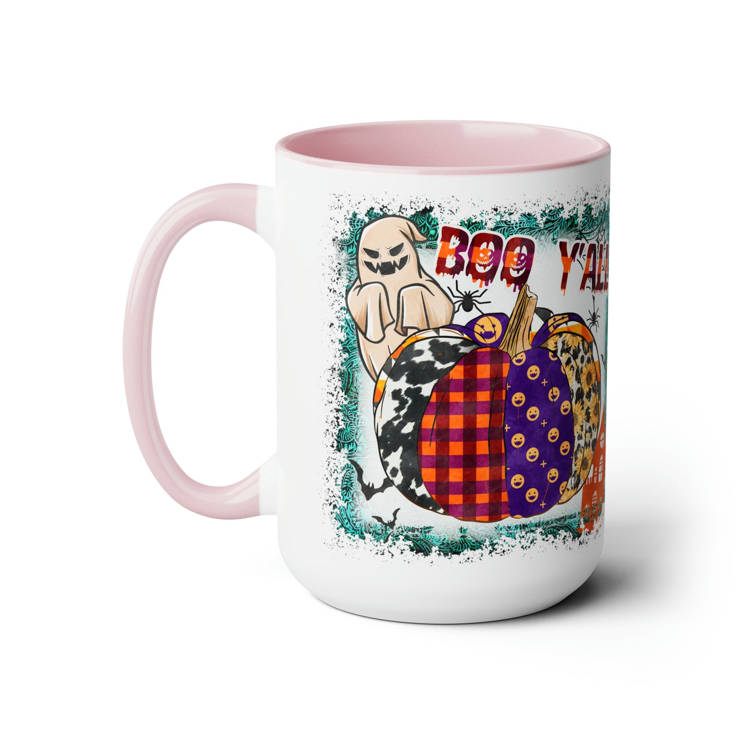 Two-Tone Coffee Mugs, 15oz