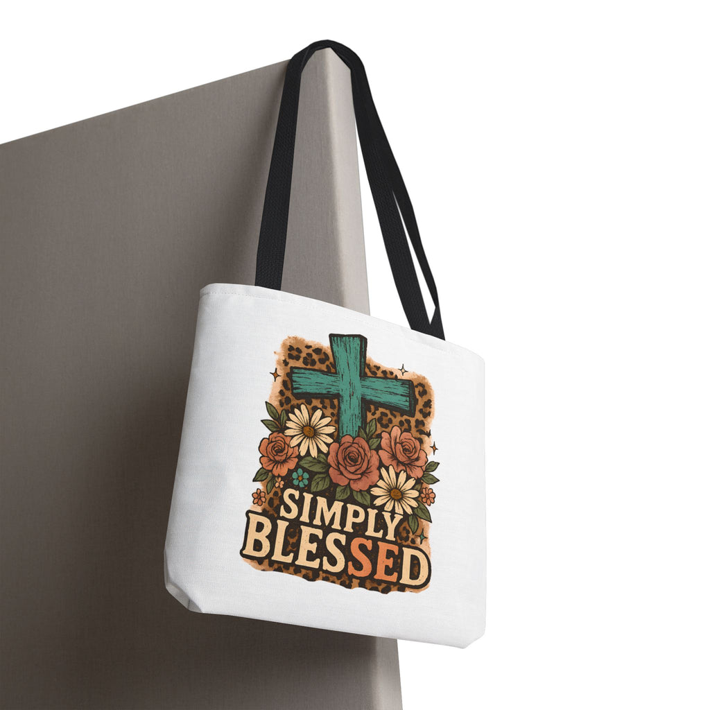 Blessed Floral Tote Bag