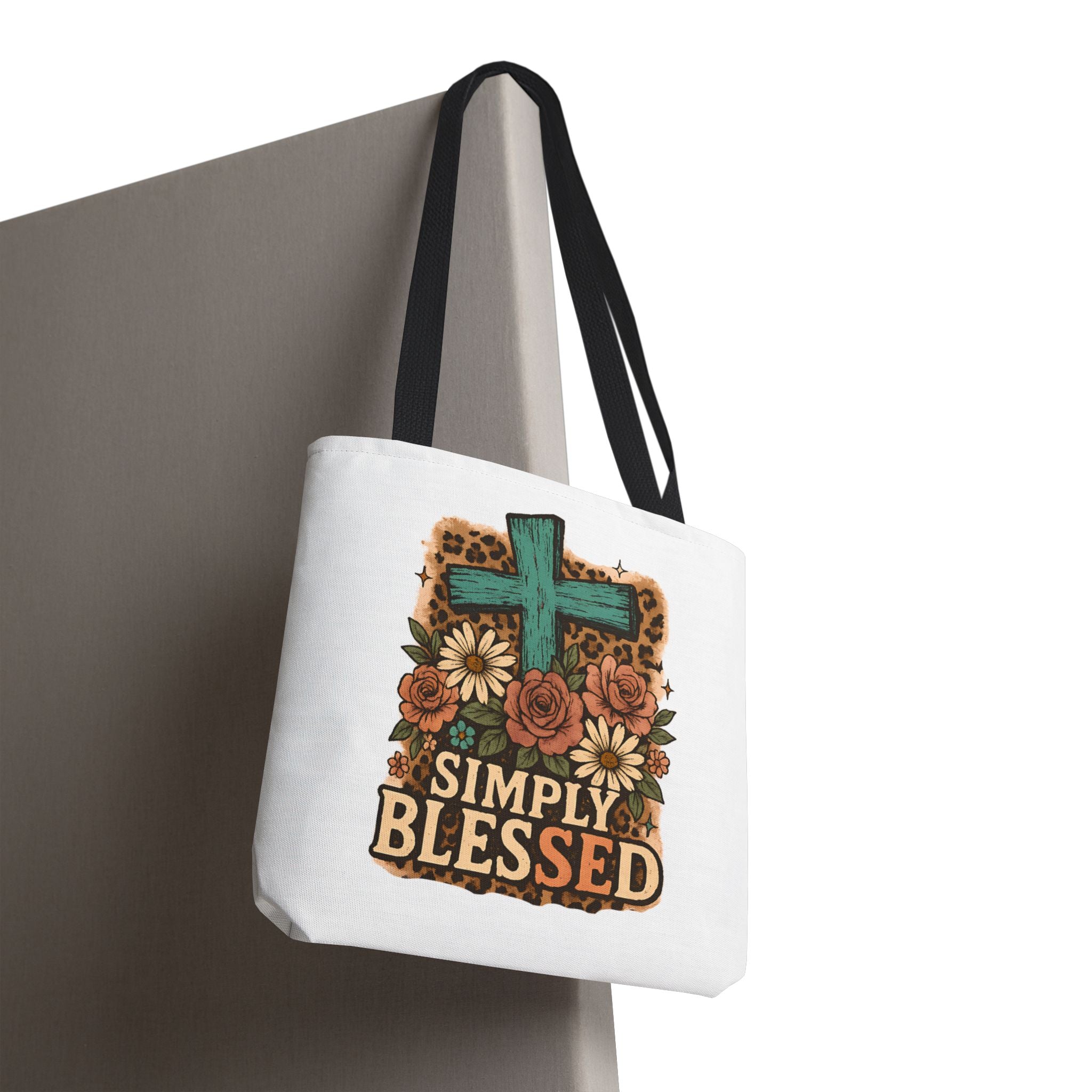 Blessed Floral Tote Bag