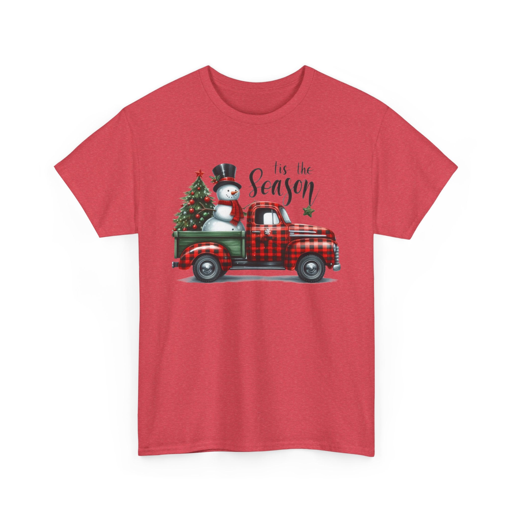 "Tis the Season" Heavy Cotton Tee - Festive Holiday Shirt