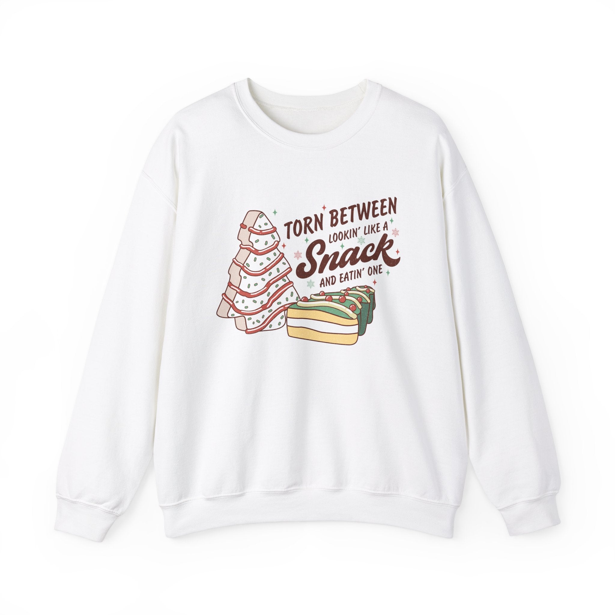 Snack Lovers Crewneck Sweatshirt – 'Torn Between Looking Like a Snack and Eatin One'