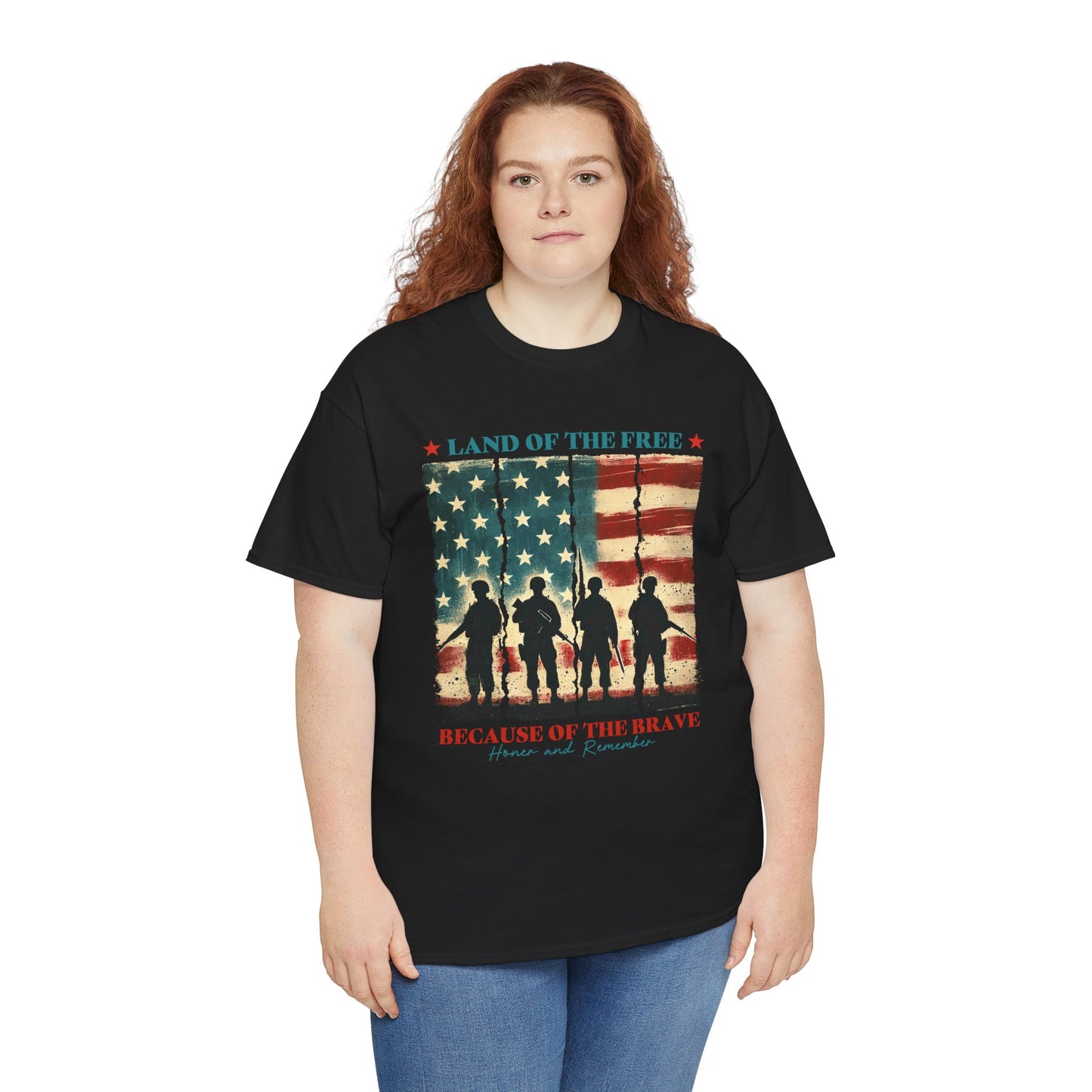 Land of the Free, Because of the Brave-Tee