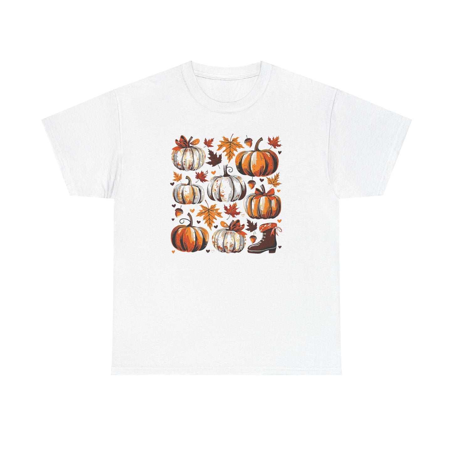 Pumpkin Patch & Autumn Leaves