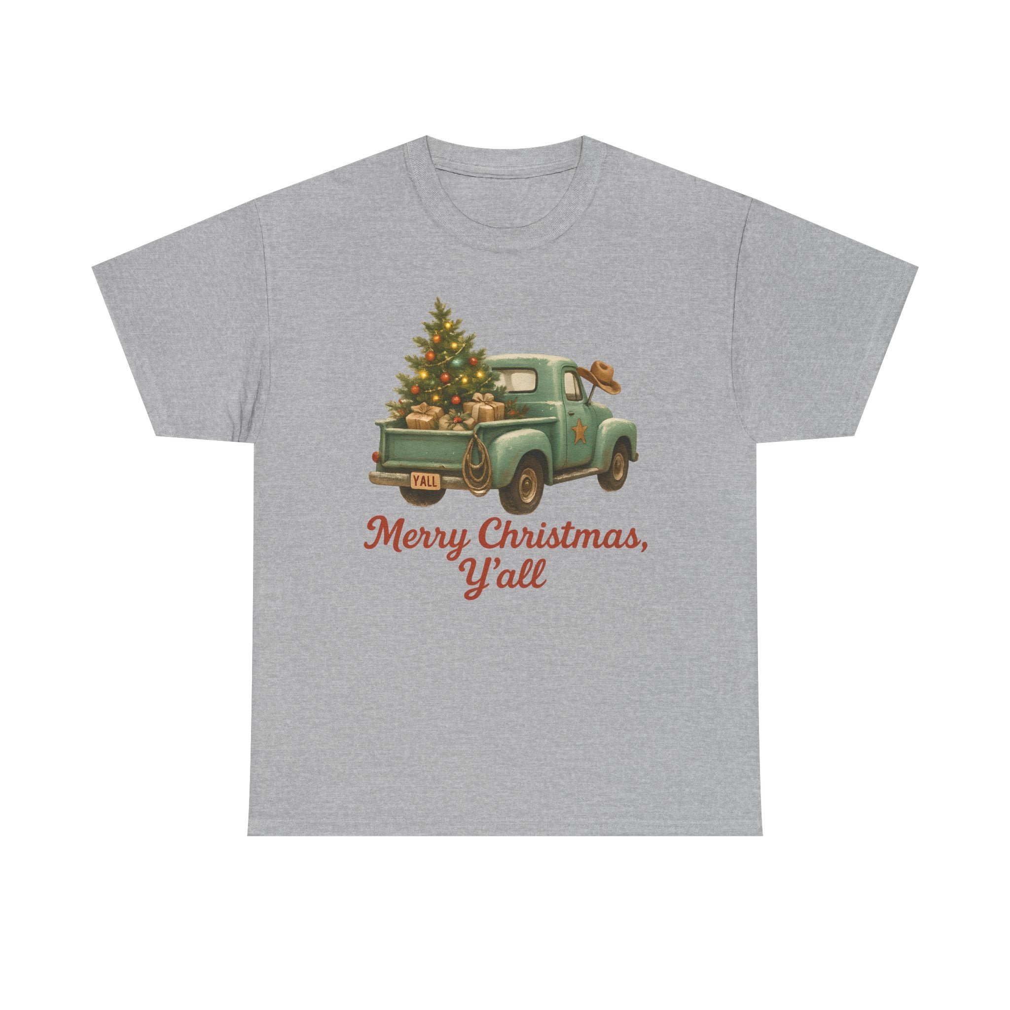 'Merry Christmas, Y'all' Vintage Holiday Tee