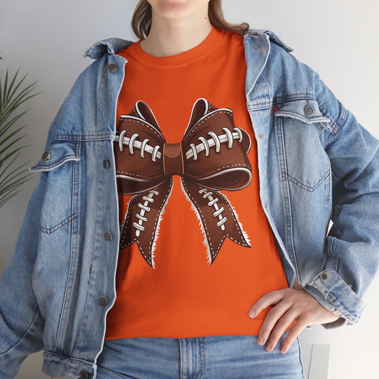 Football Bow Tee