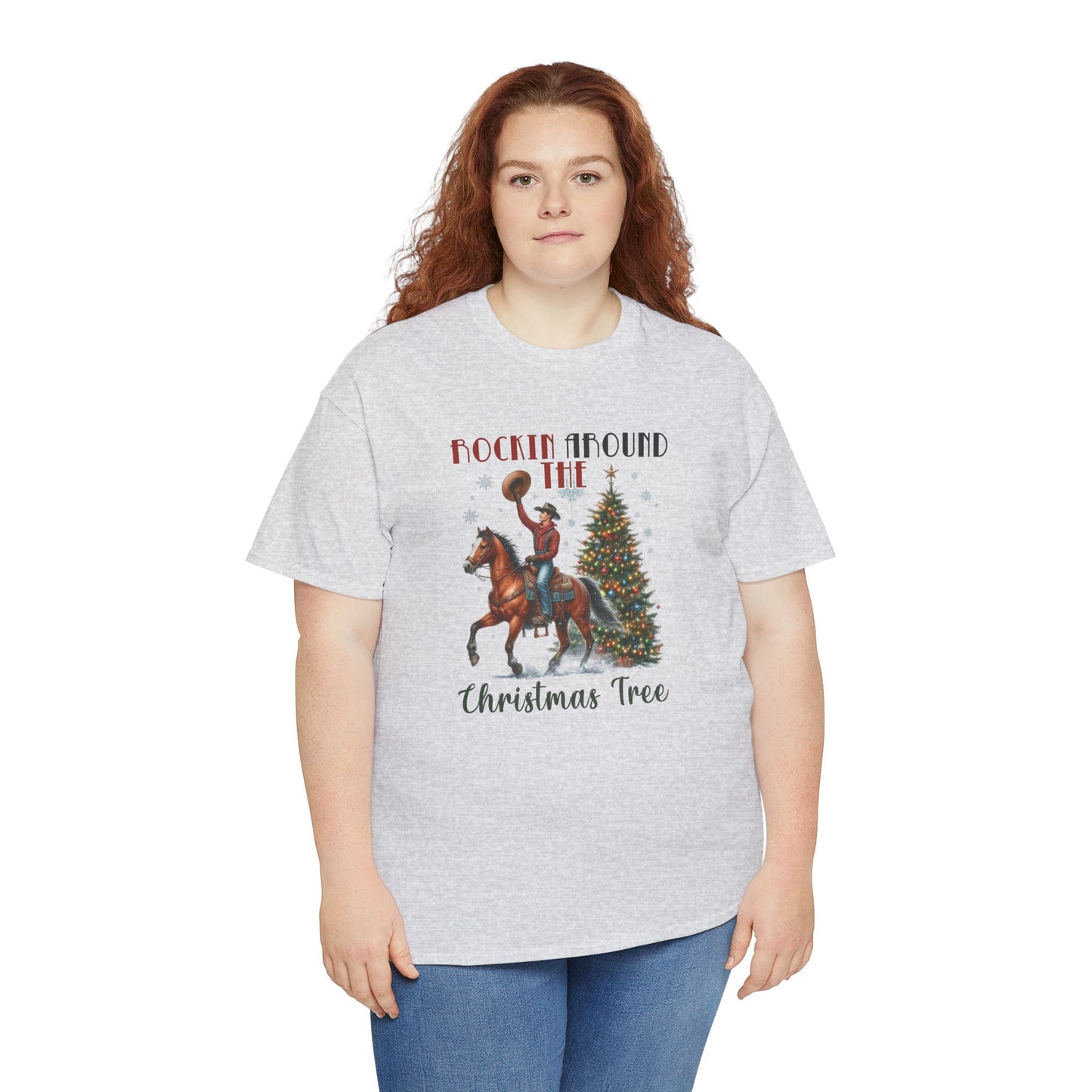 Rockin' Around the Christmas Tree Heavy Cotton Tee