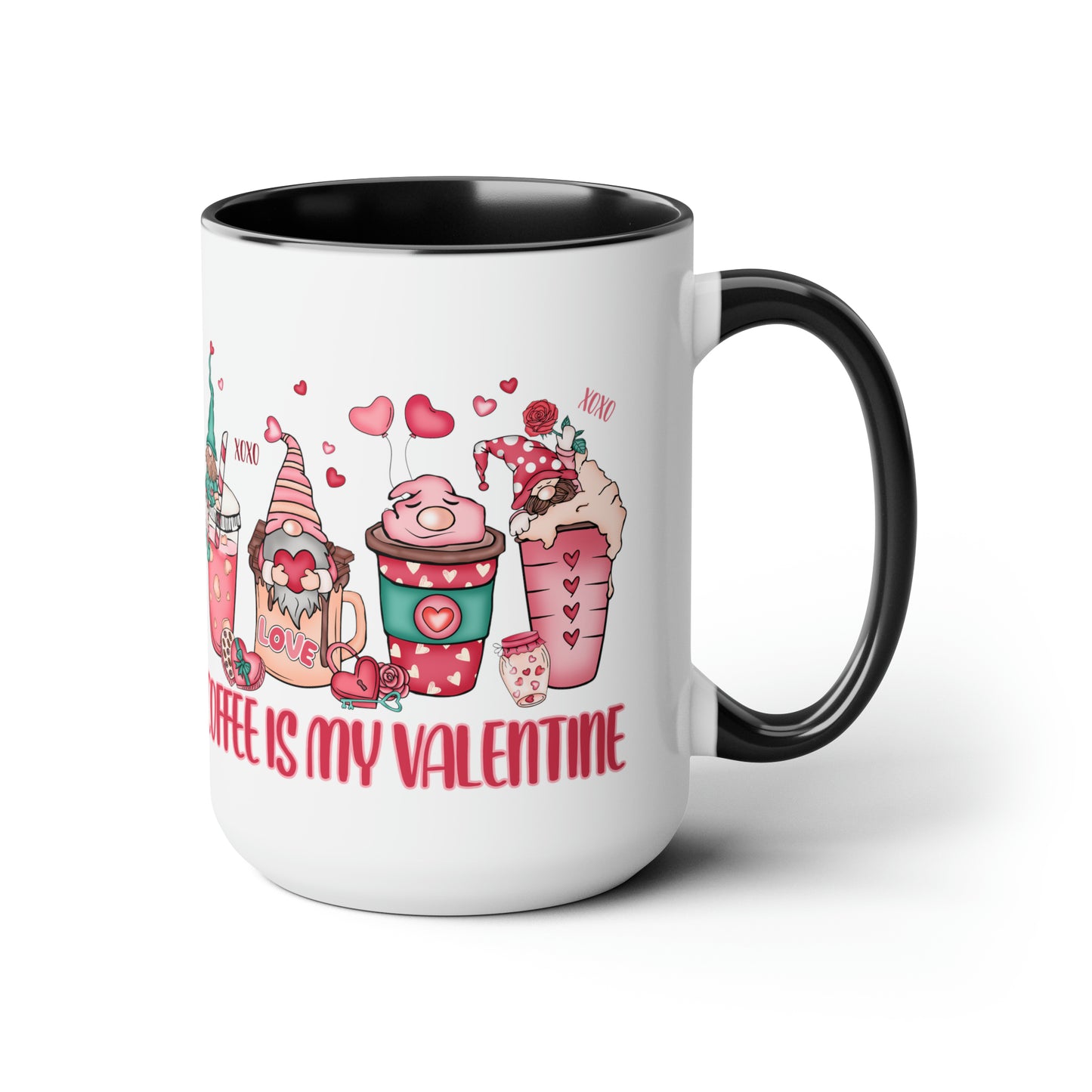 Two-Tone Coffee Mugs, 15oz