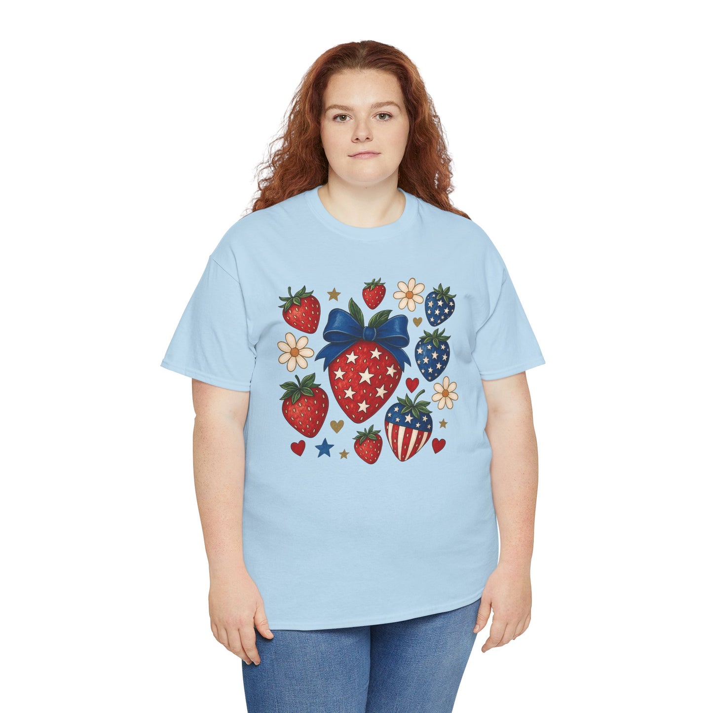 Patriotic Strawberry Tee