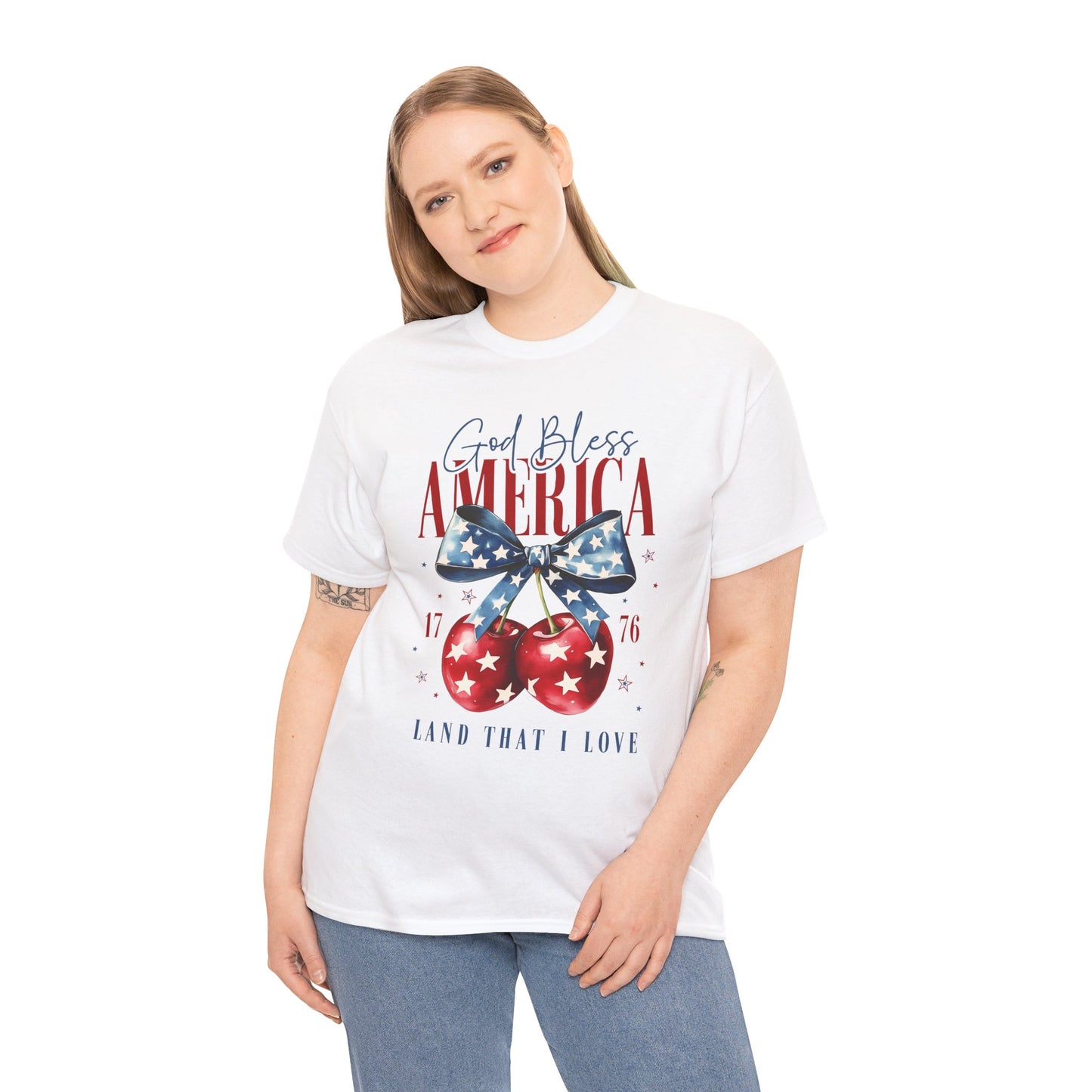 4th of July Tee - God Bless America Patriotic Shirt