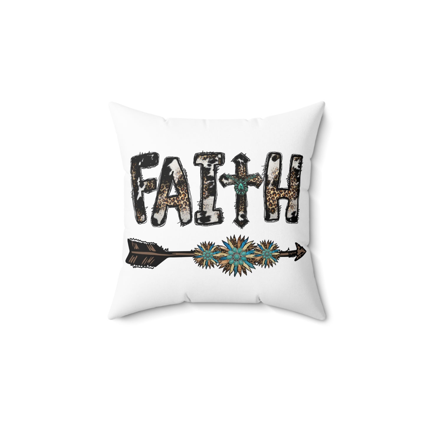 Southwestern Turquoise Faith & Arrow