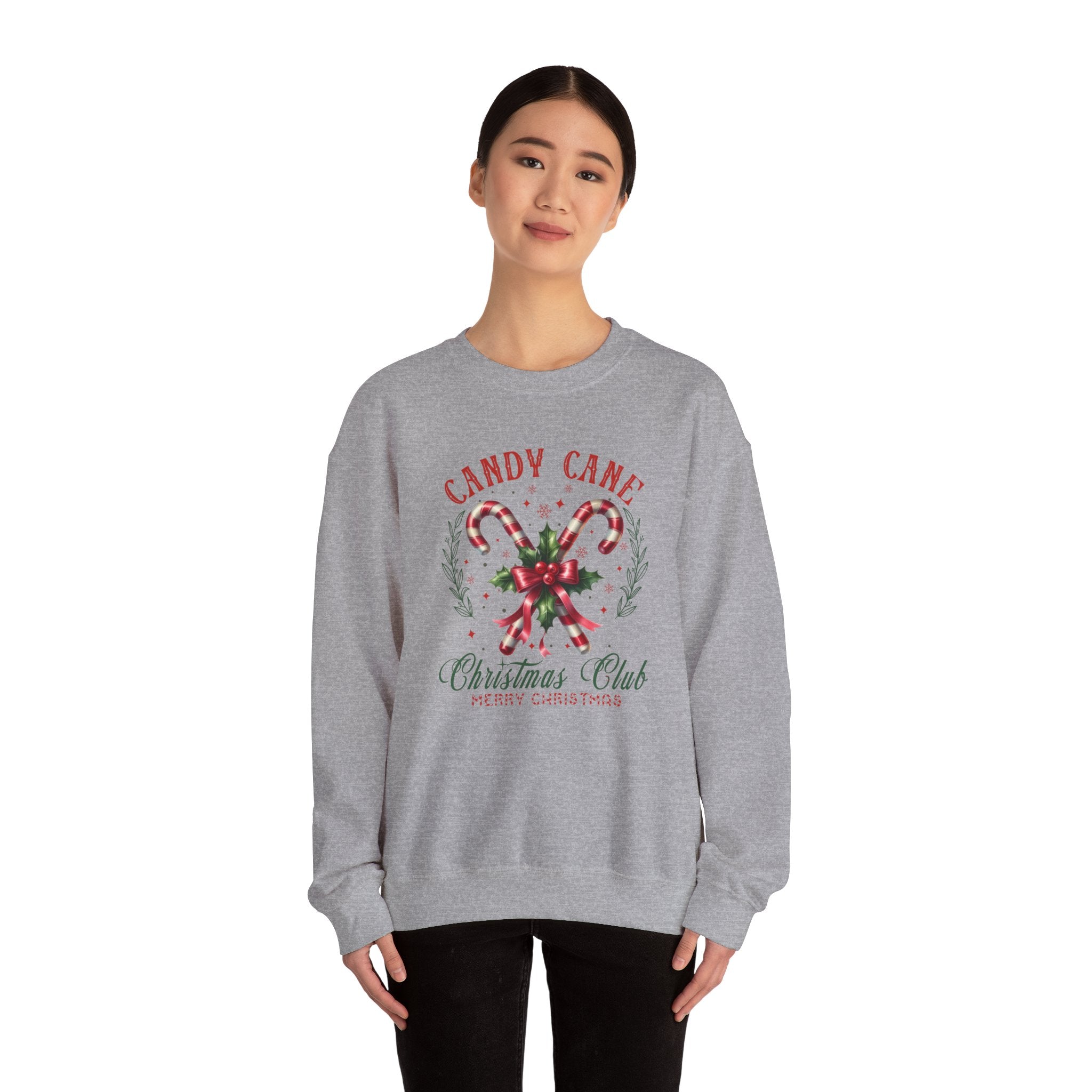 Candy Cane Christmas Club Sweatshirt - Heavy Blend™ Crewneck