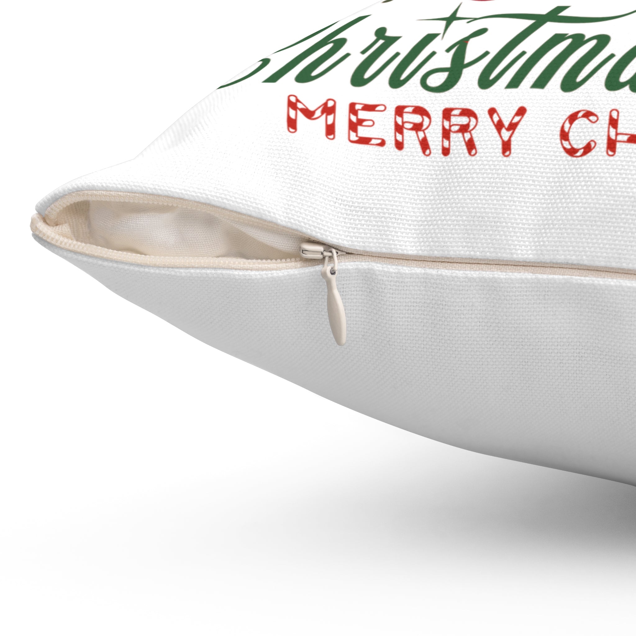 Candy Cane Christmas Pillow - Festive Holiday Decor for Home