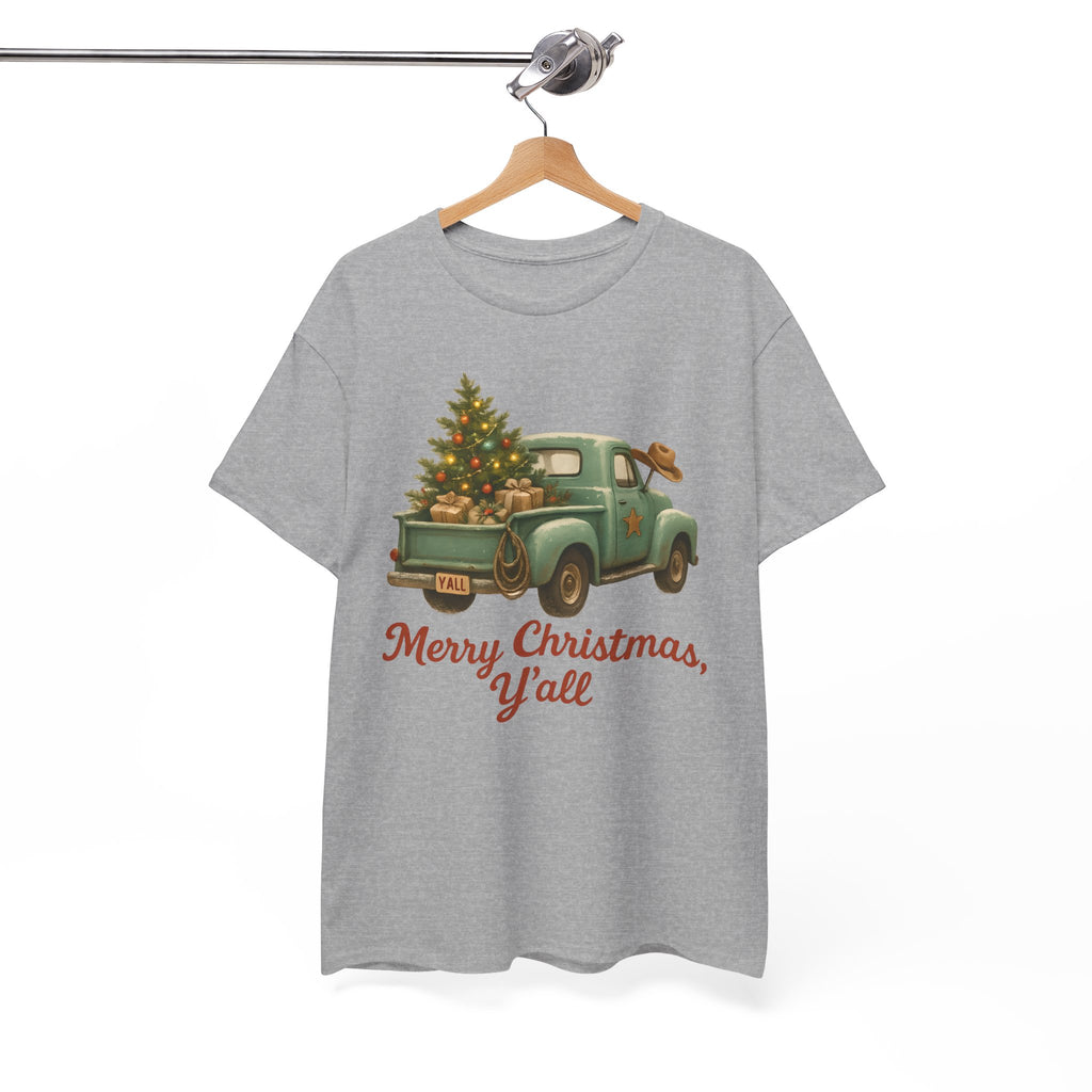'Merry Christmas, Y'all' Vintage Holiday Tee