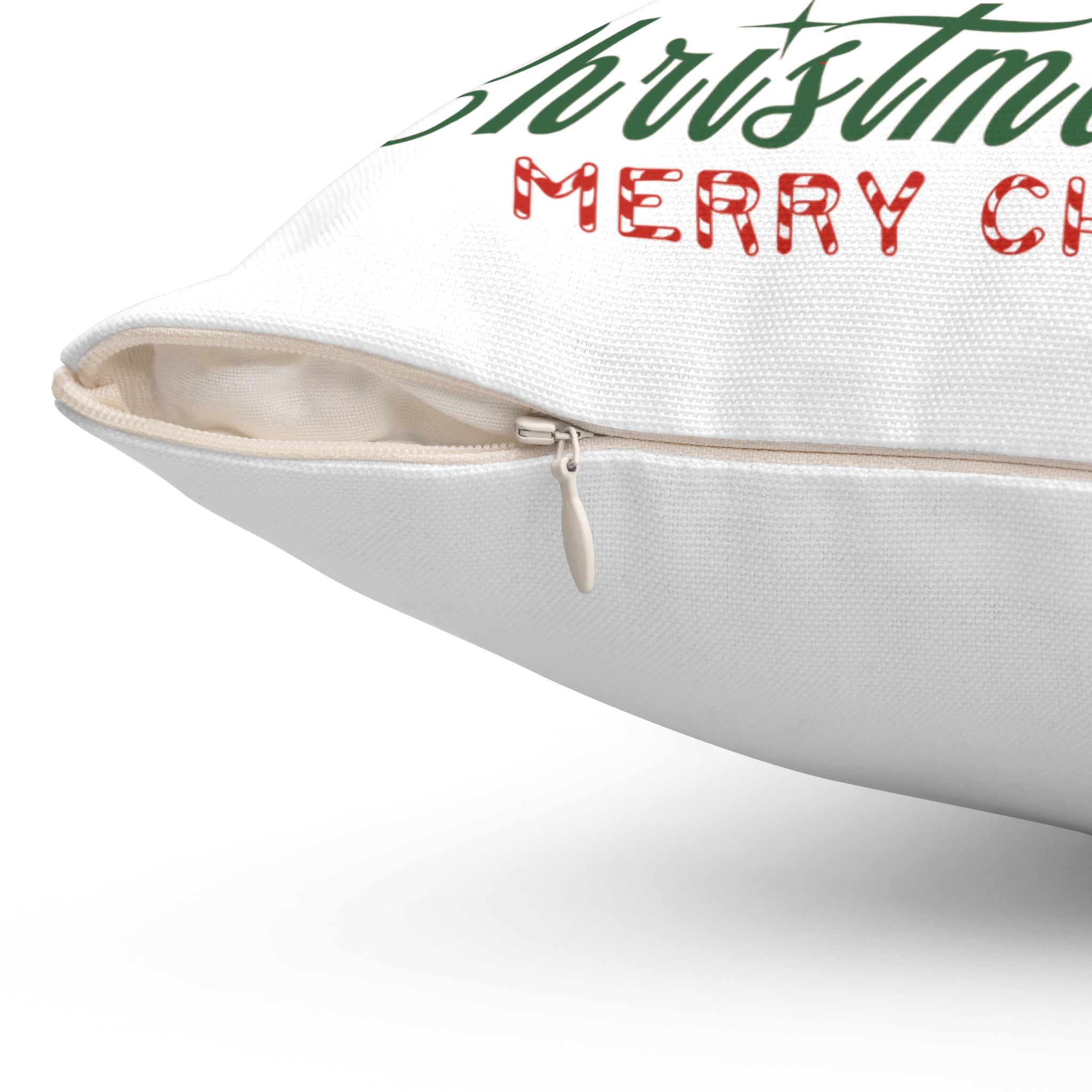 Candy Cane Christmas Pillow - Festive Holiday Decor for Home