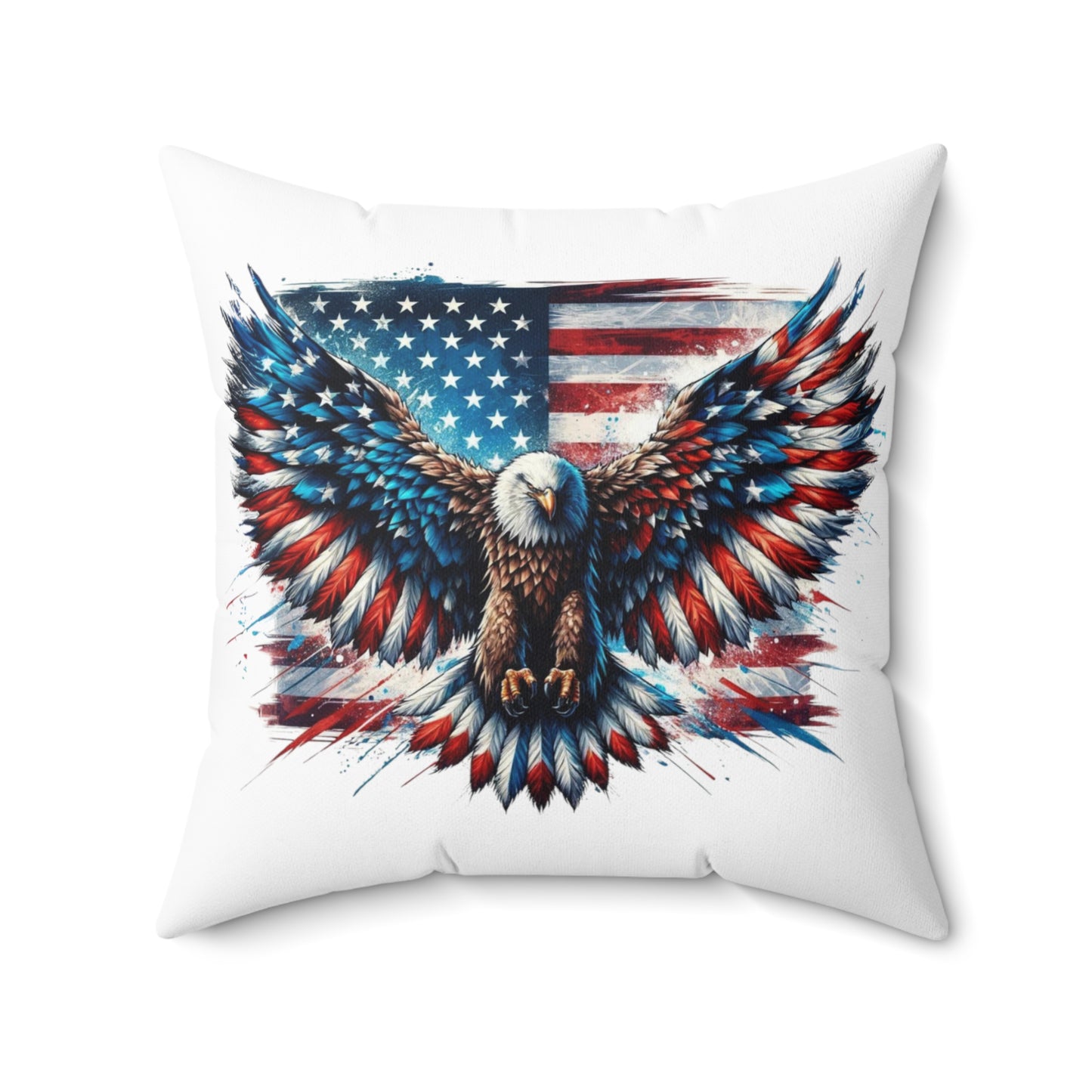 American Eagle Throw Pillow