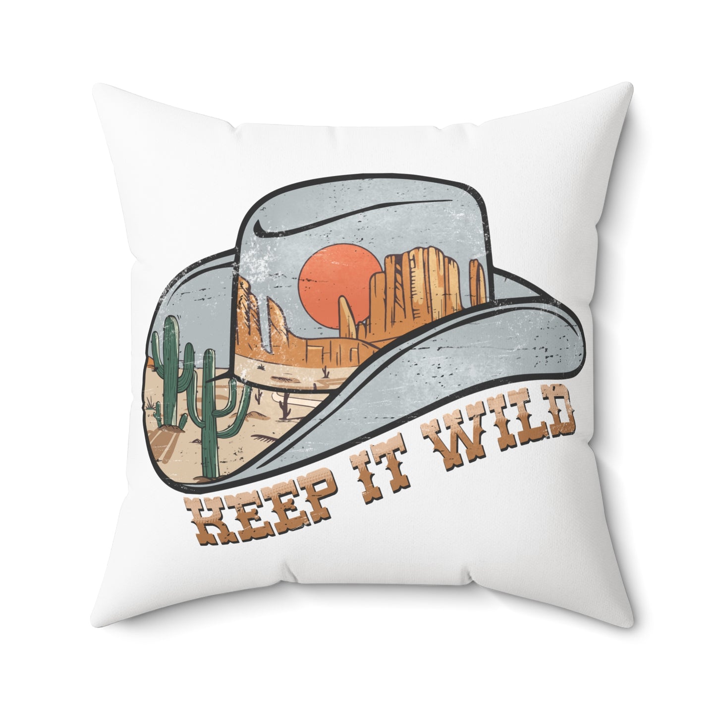 Spun Polyester Square Pillow