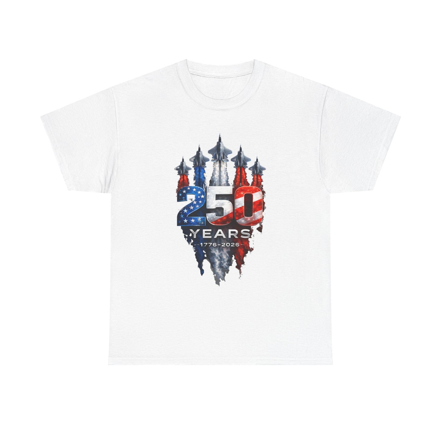 USA 250 Years T-Shirt — Bicentennial 250th Anniversary Patriotic Tee